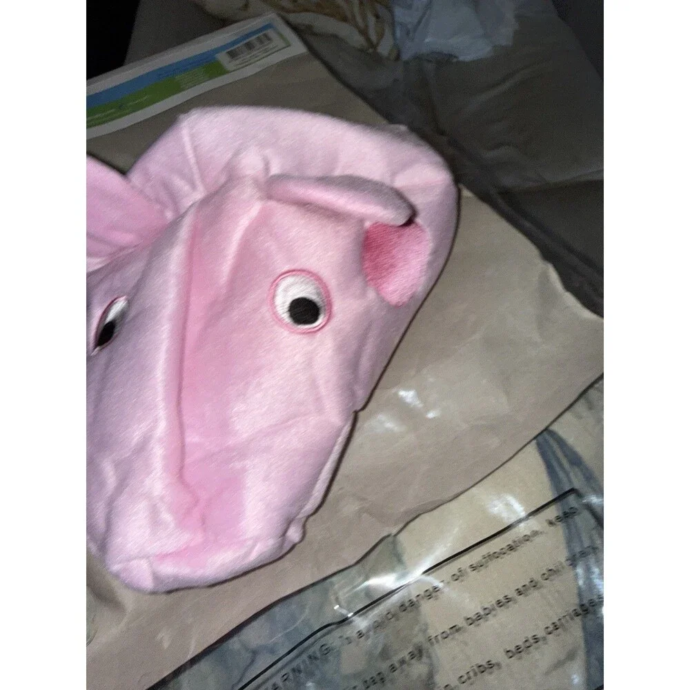 Peppa Pig’s Brother George Pig Toddler Costume Shirt and Hat Size 3-4 Years New